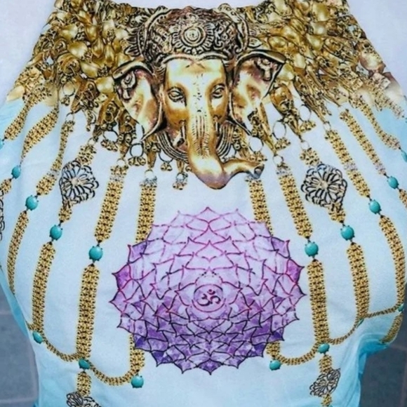 24HRS by Dolls kill Mind of the mantra halter top - Picture 4 of 9